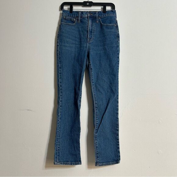 Madewell The Perfect Vintage Straight Leg High Rise Jeans in Haight Wash Size 27 - Picture 2 of 12